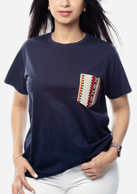 Multicolor Tshirt with pocket