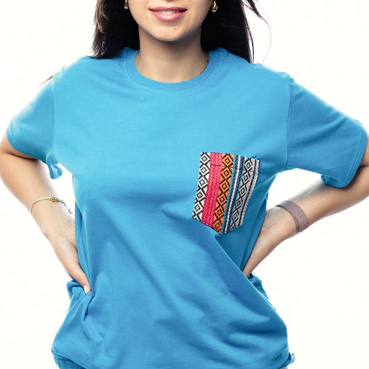 Multicolor Tshirt with pocket