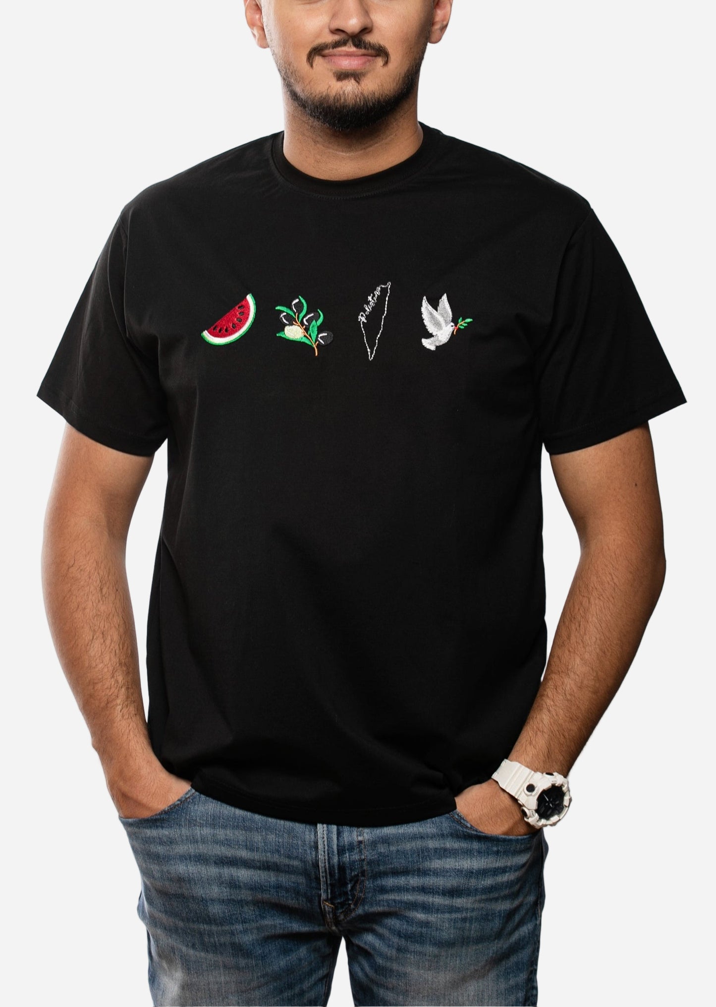 Watermelon Black Tshirt