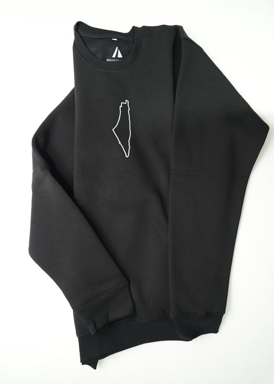 Palestine map Crewneck