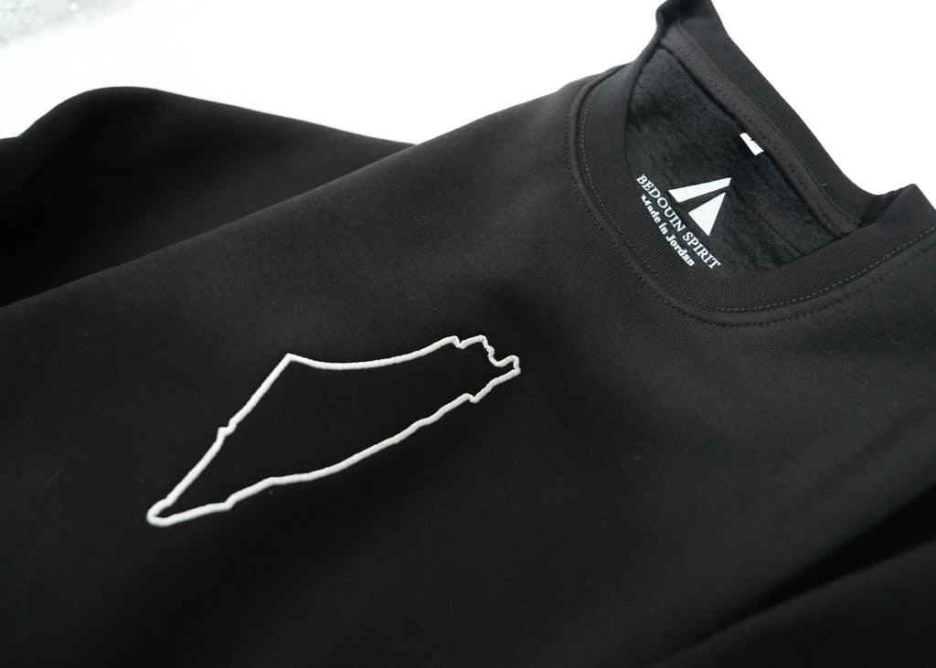 Palestine map Crewneck