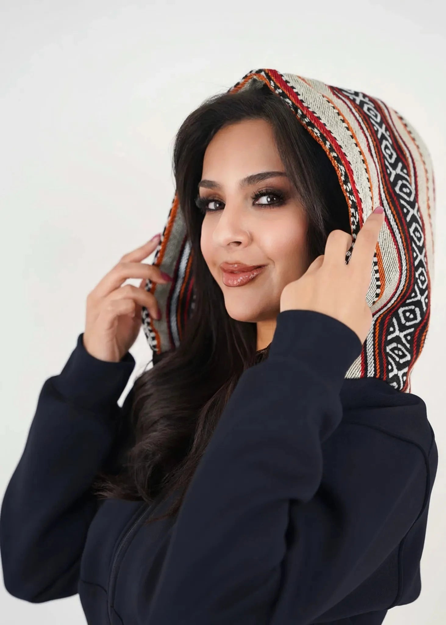 Sadu Hoodie Jacket - Navy- Unisex