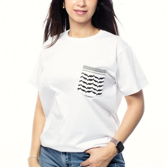 White Tshirt With Pocket