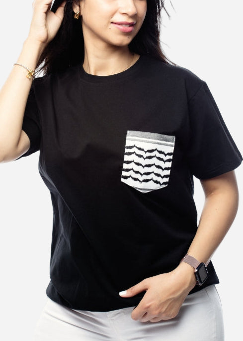 Black Tshirt With Pocket