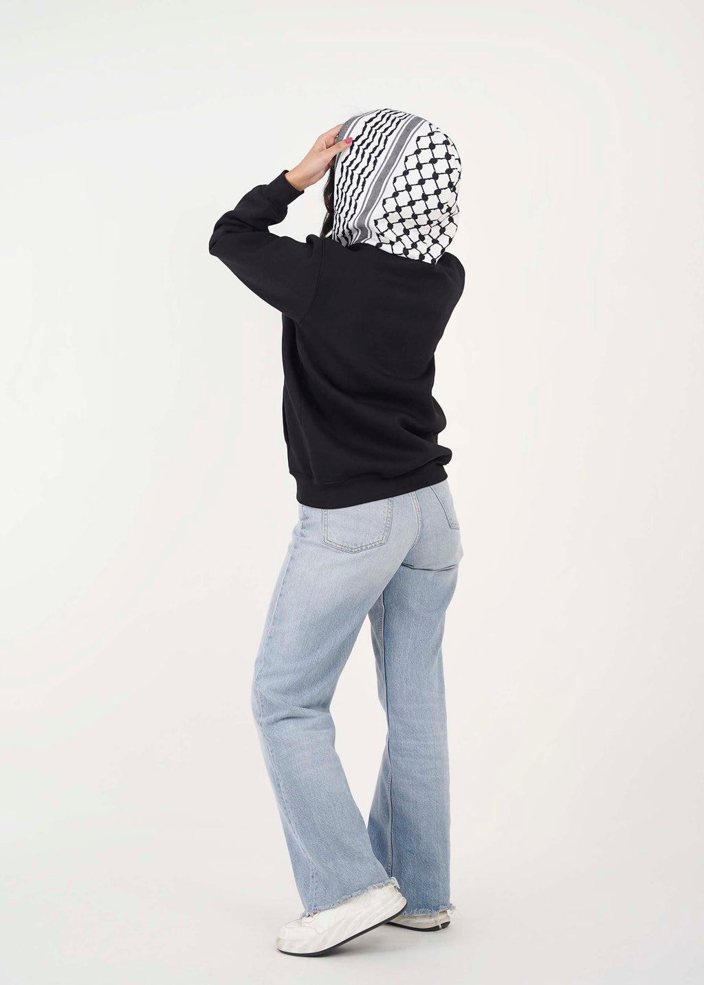 Keffiyeh Hoodie Jacket - unisex