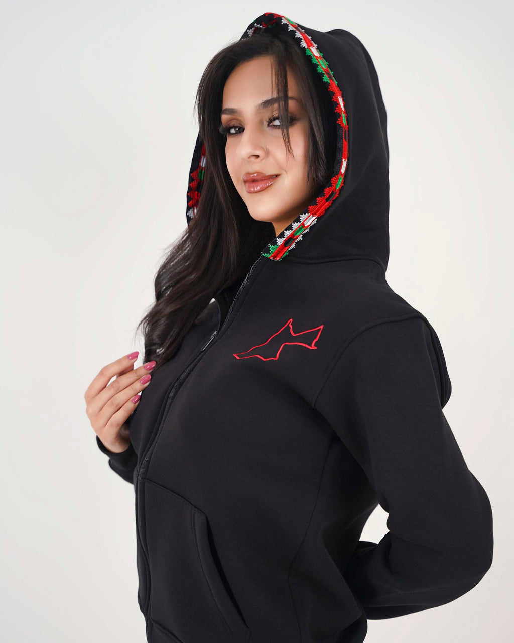 Jordan map Hoodie Jacket - Unisex