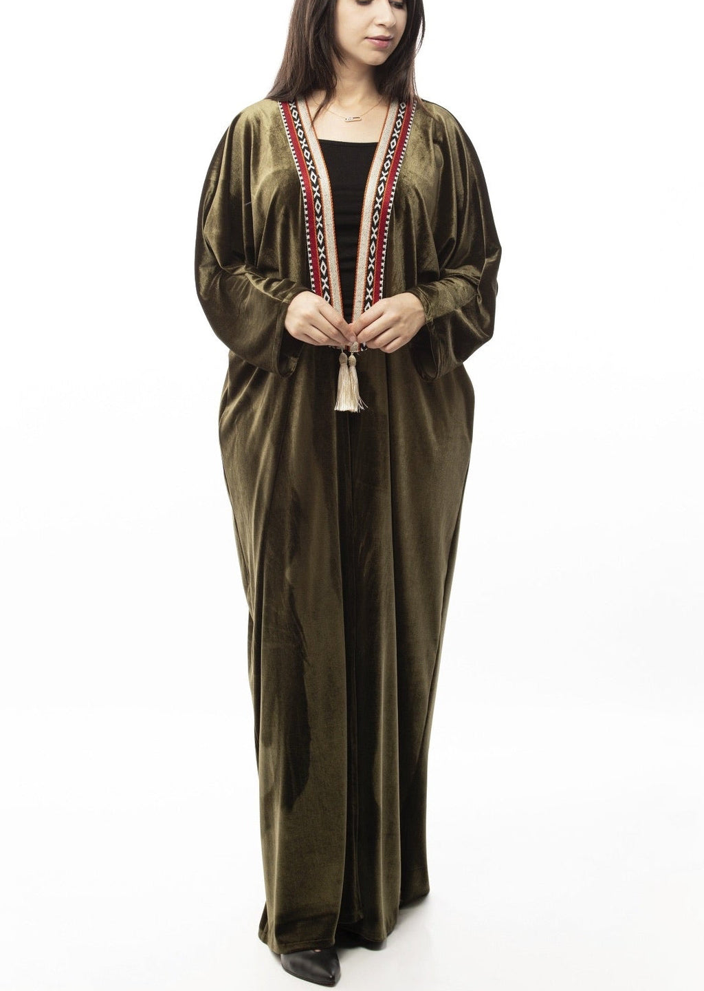 Velvet Bisht Abaya