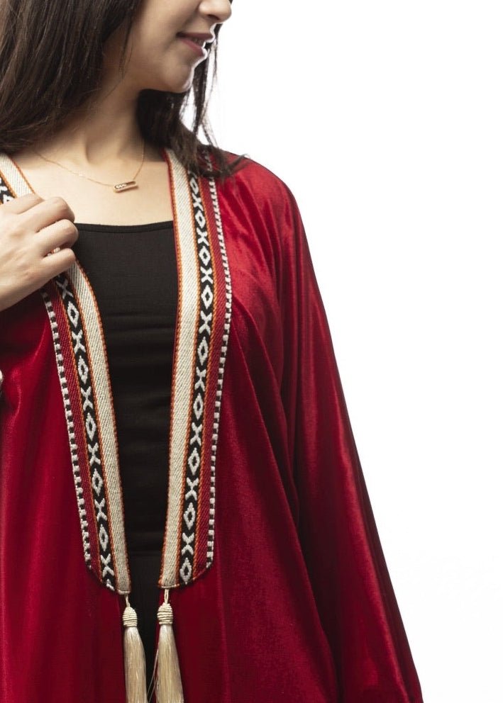Velvet Bisht Abaya