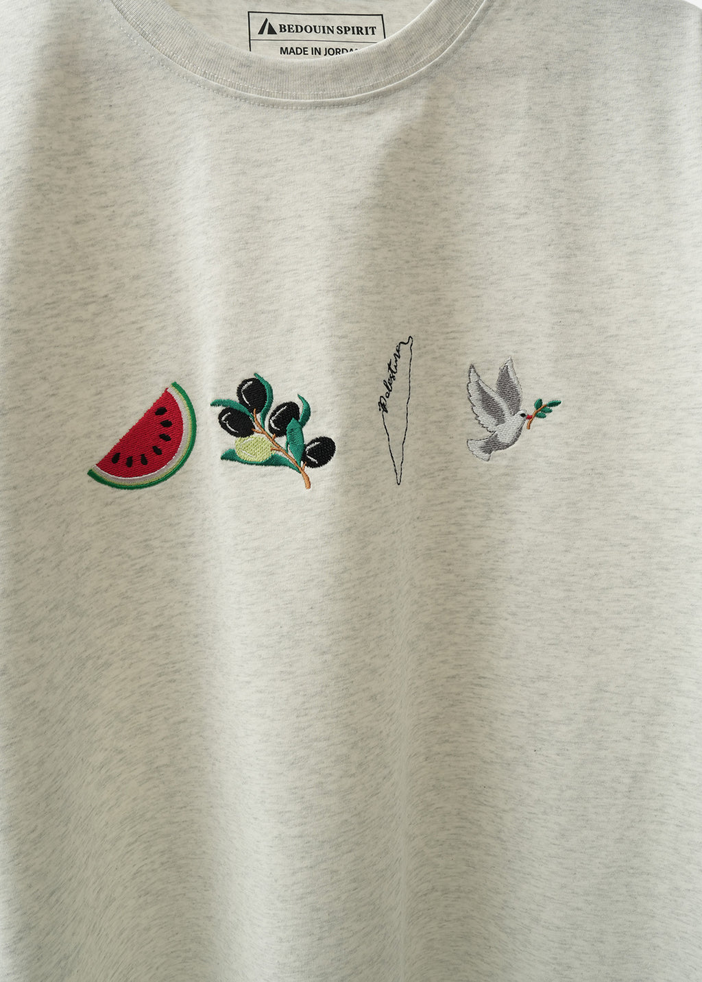 Camiseta negra de sandía