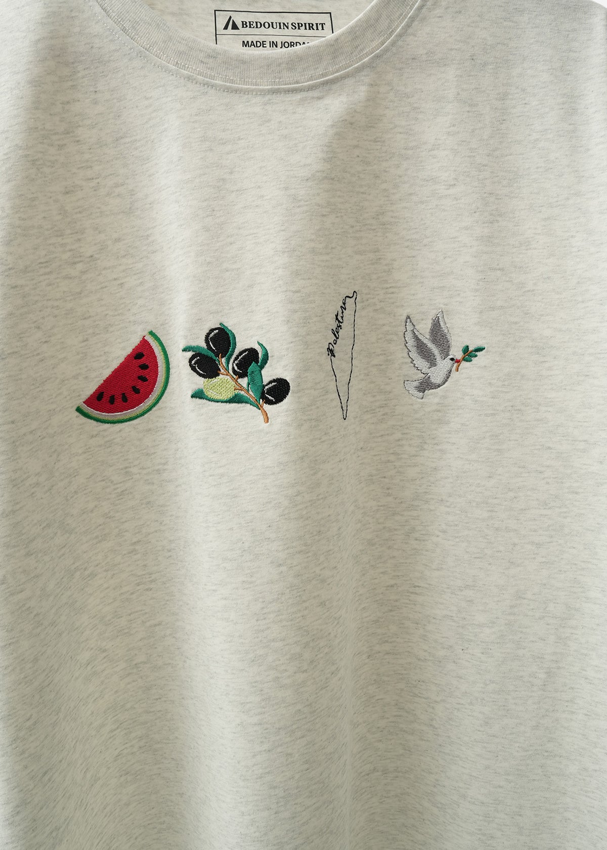 Camiseta negra de sandía
