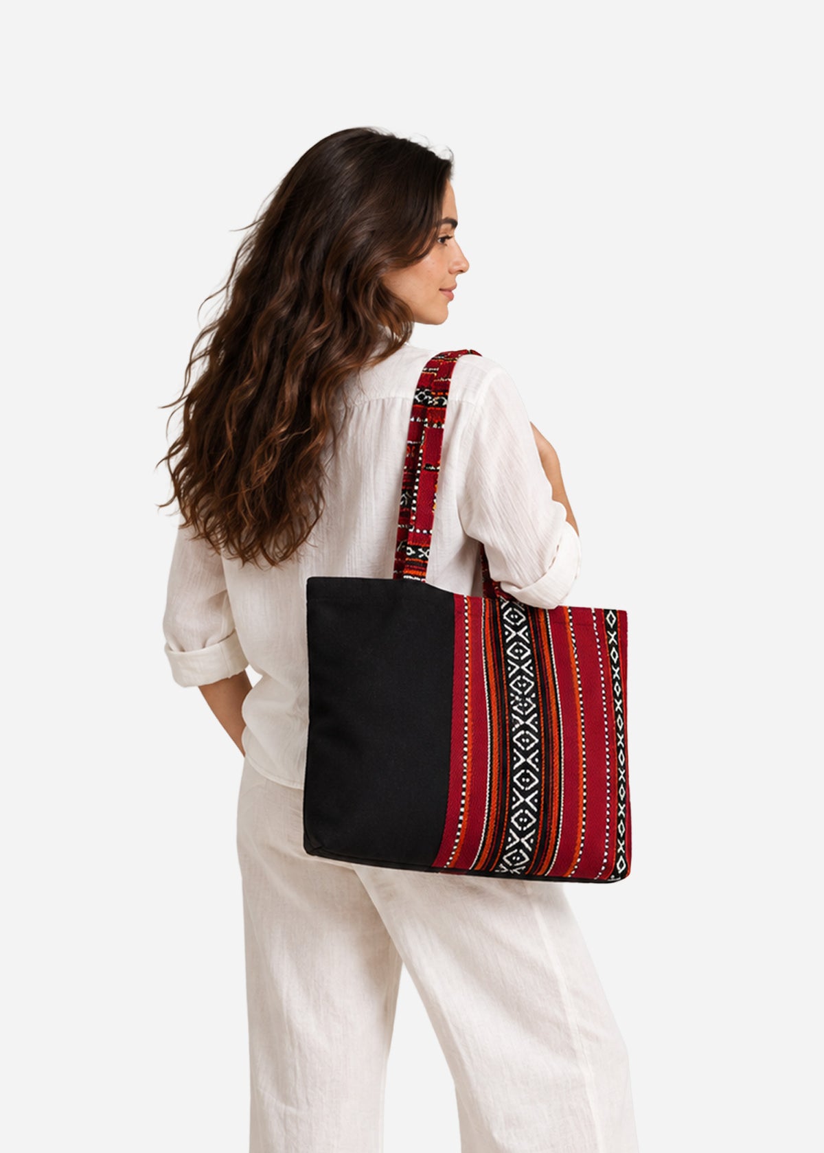 Sadu Black Canvas Tote Bag