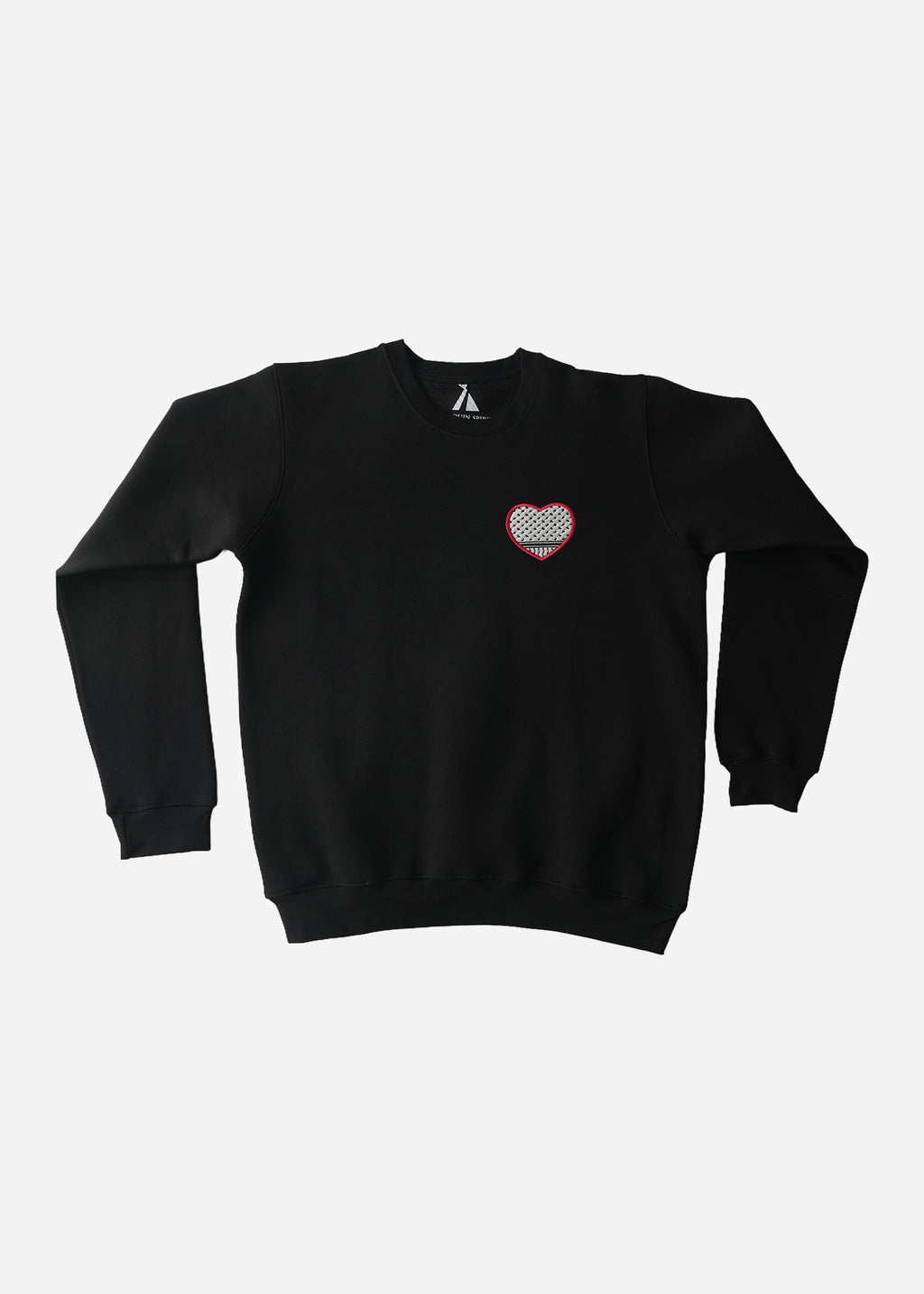 Keffiyeh Heart Sweatshirt