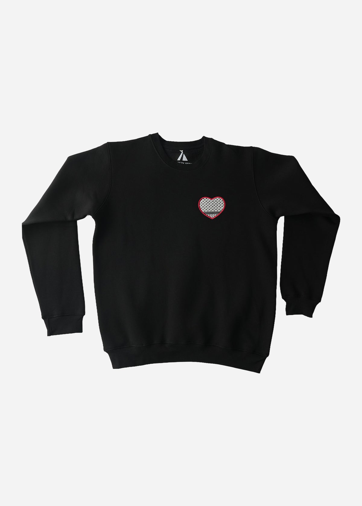 Keffiyeh Heart Sweatshirt