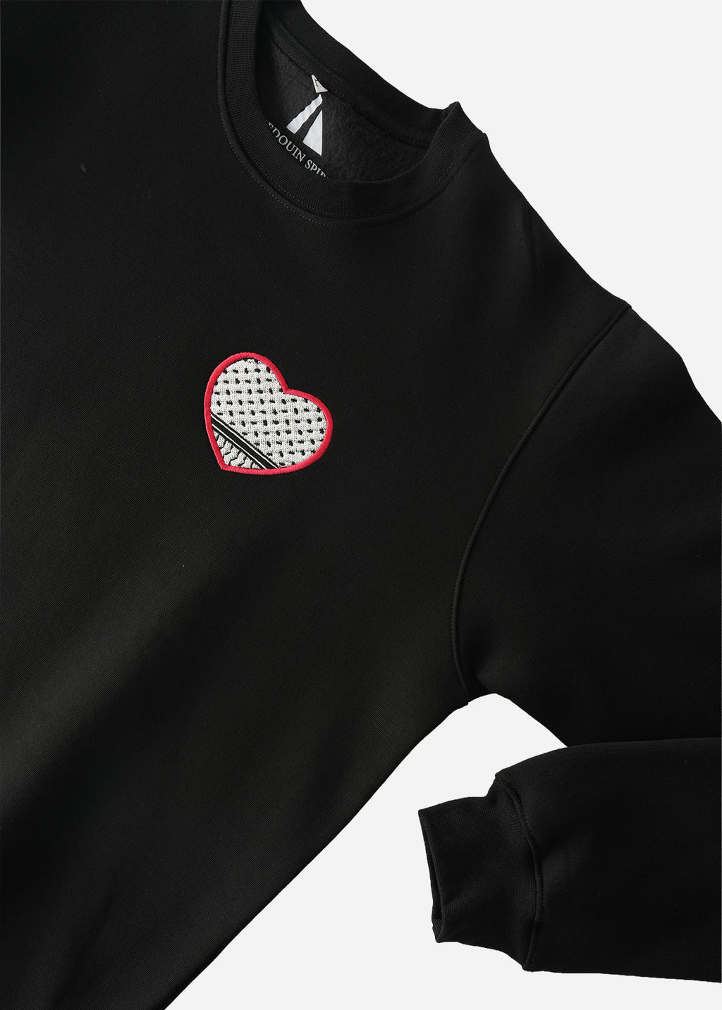 Keffiyeh Heart Sweatshirt