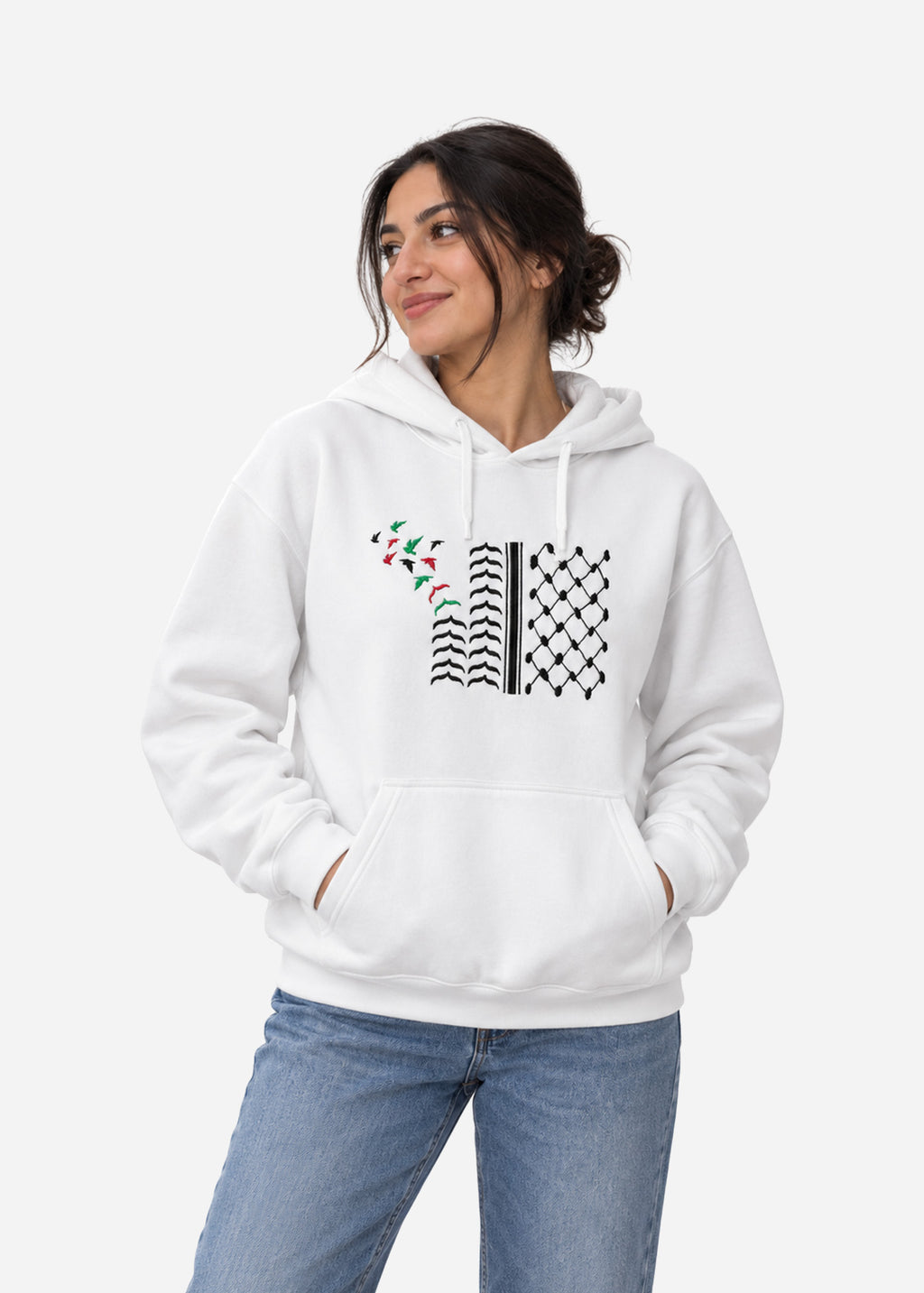 Keffiyeh Tatreez Hoodie