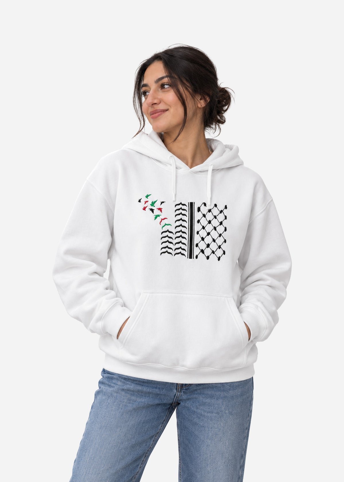 Keffiyeh Tatreez Hoodie