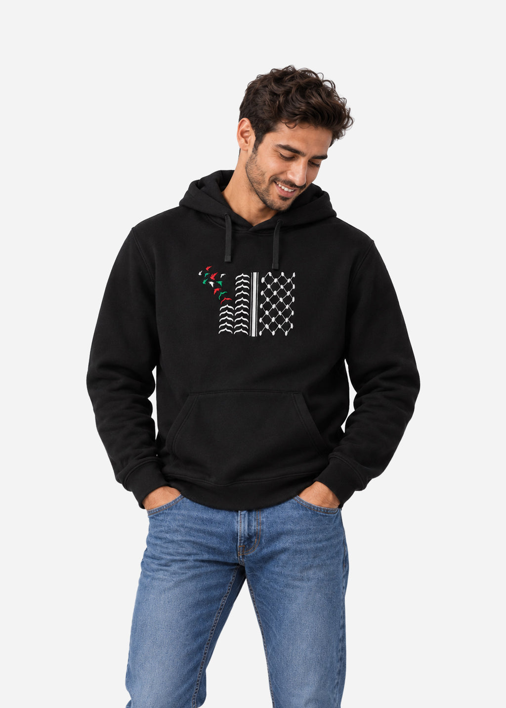 Keffiyeh Tatreez Hoodie