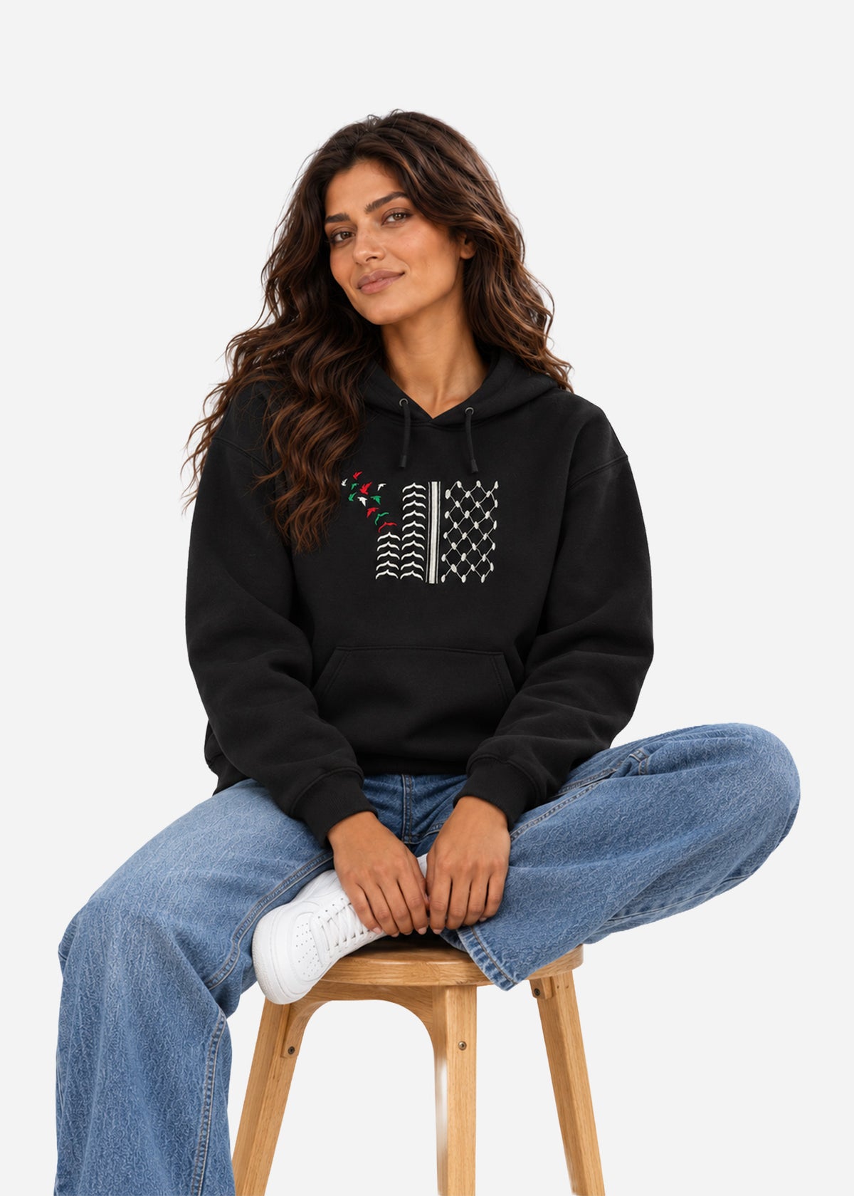 Keffiyeh Tatreez Hoodie