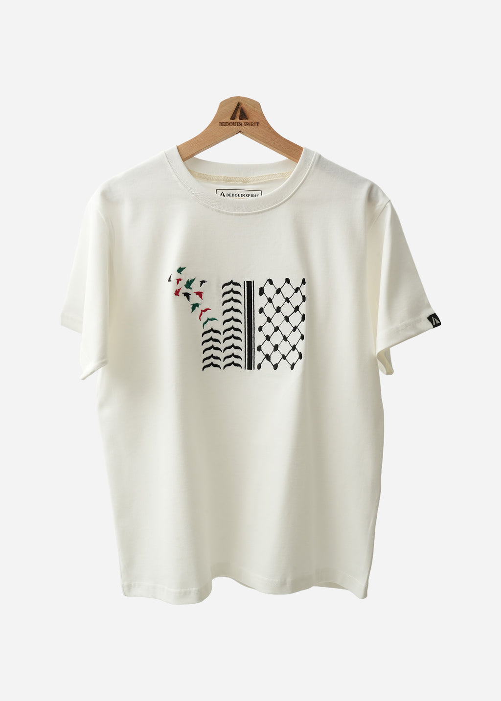 Keffiyeh Tatreez Cotton T-Shirt