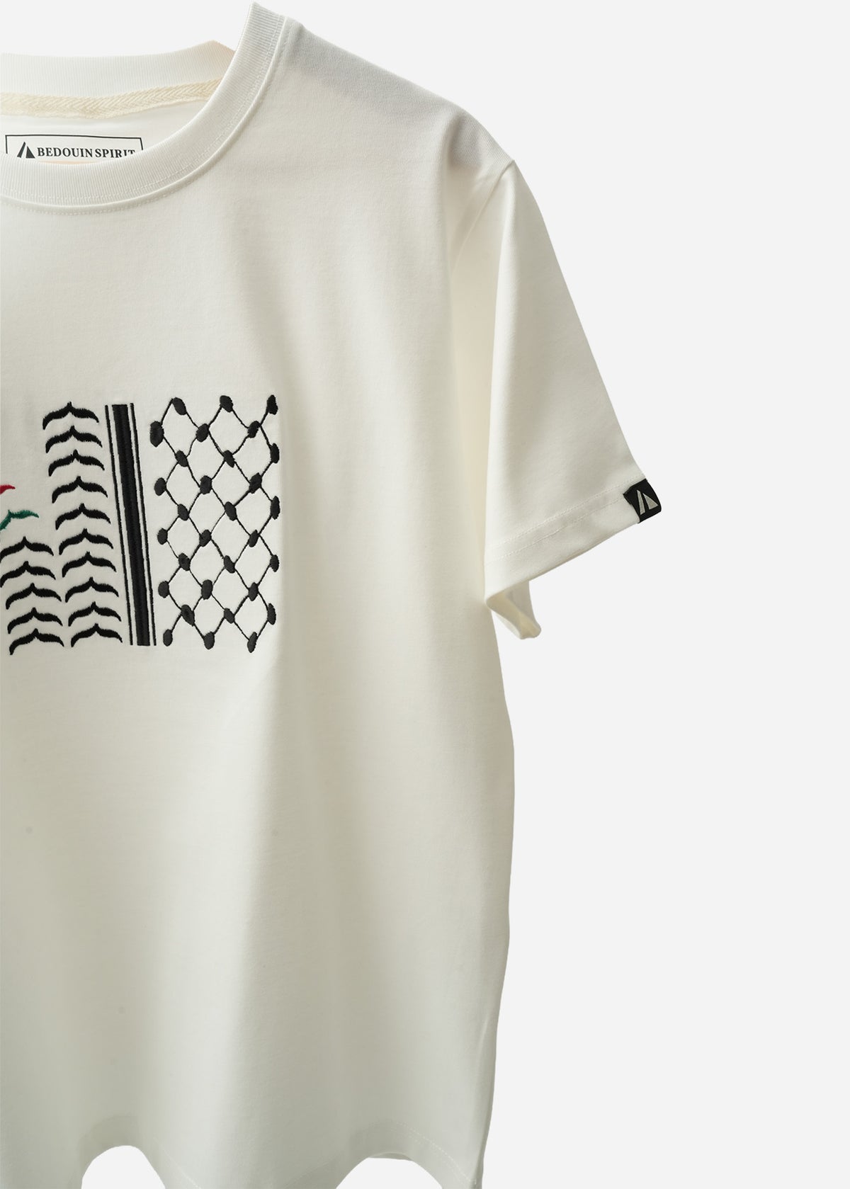 Keffiyeh Tatreez Cotton T-Shirt