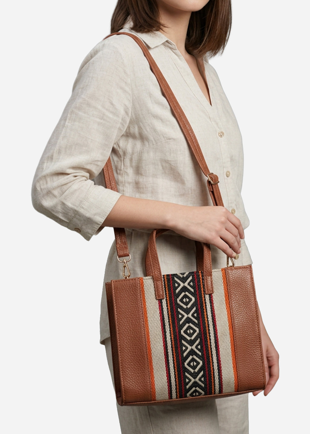 Leather Sadu Handbag