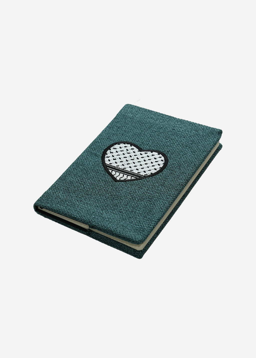 Keffiyeh Heart Notebook Cover