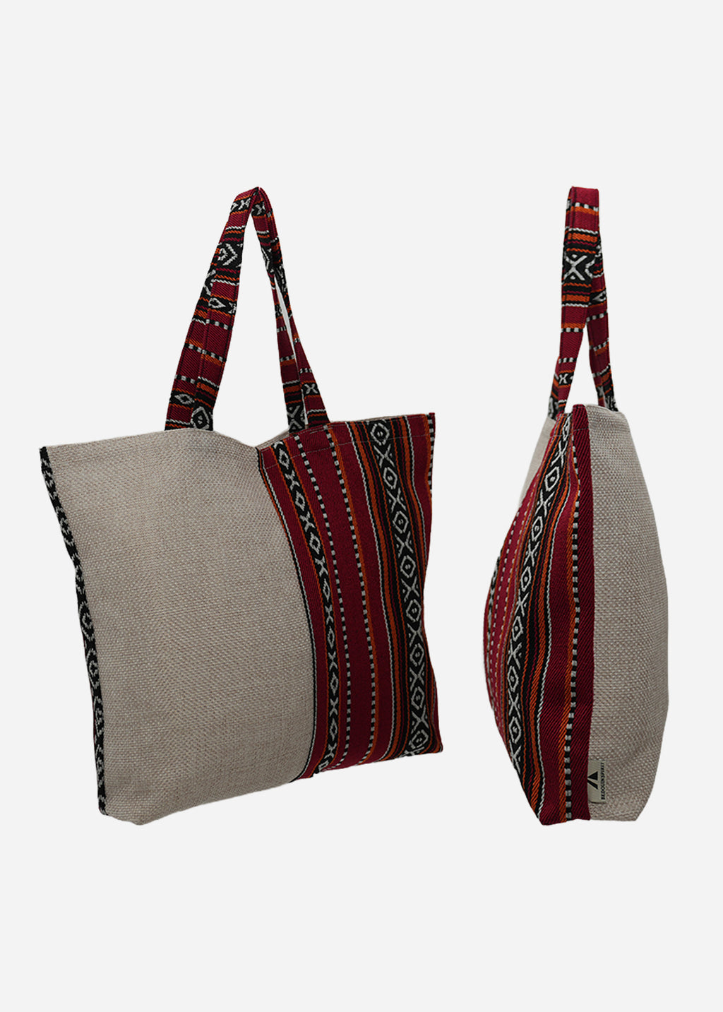 Sadu Basketweave Mix Tote Bag
