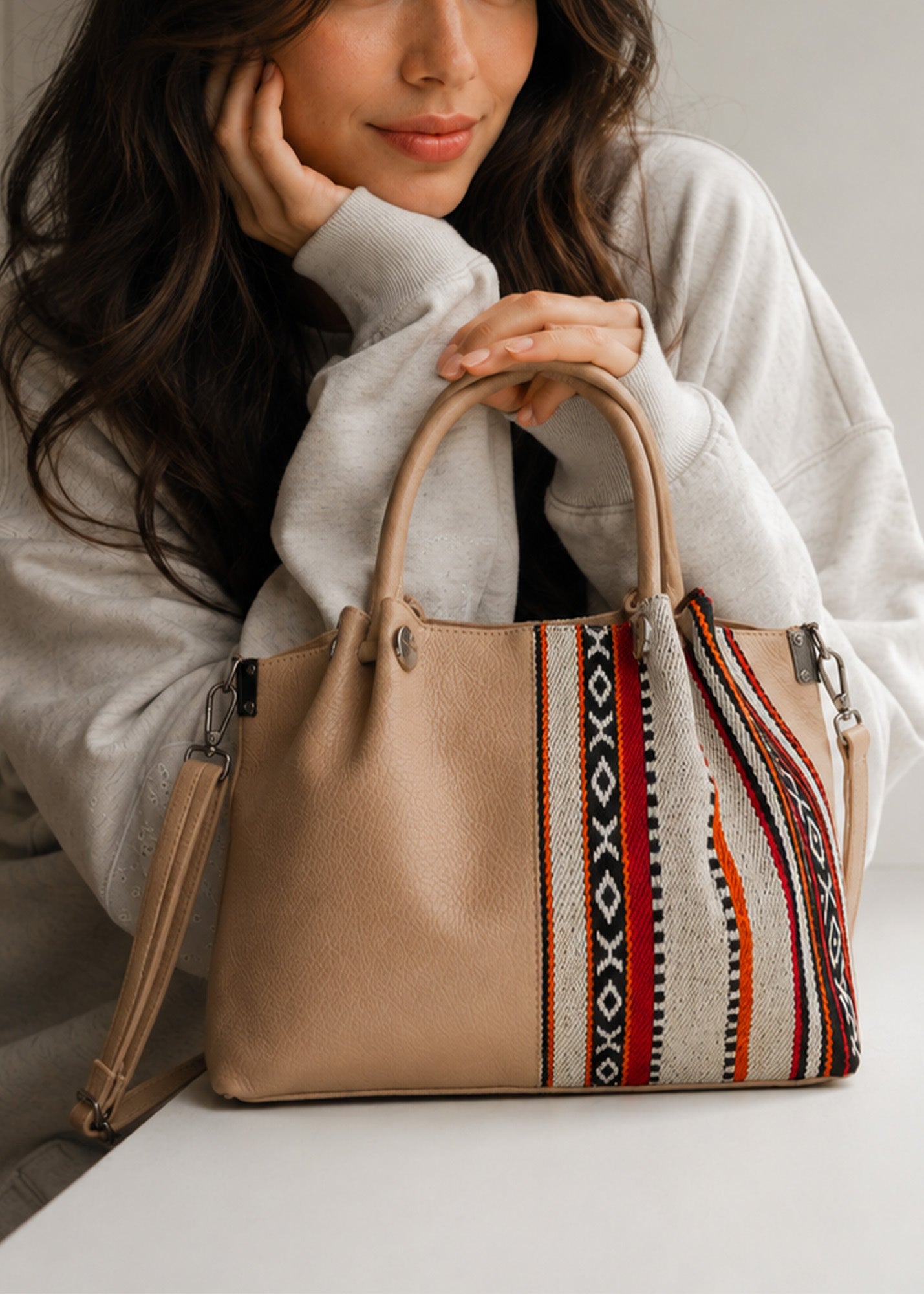 Leather Bucket Bag