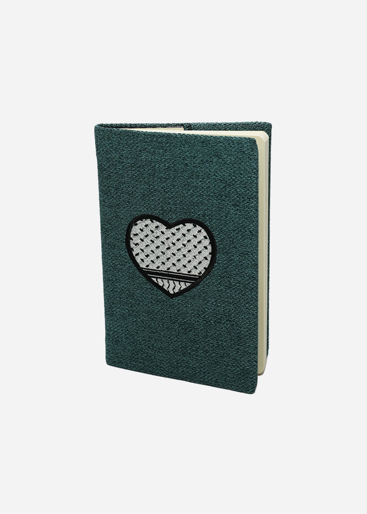 Keffiyeh Heart Notebook Cover