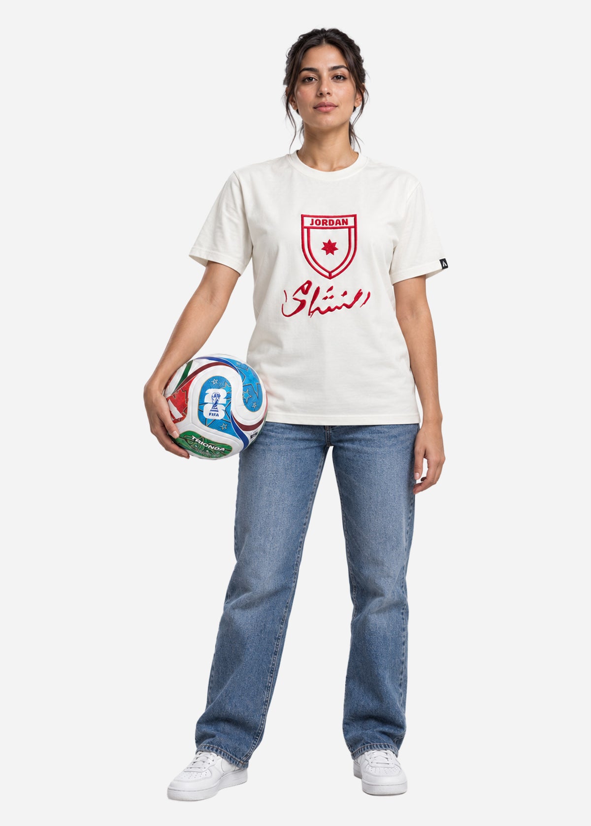 Nashama Jordan Embroidered T-Shirt