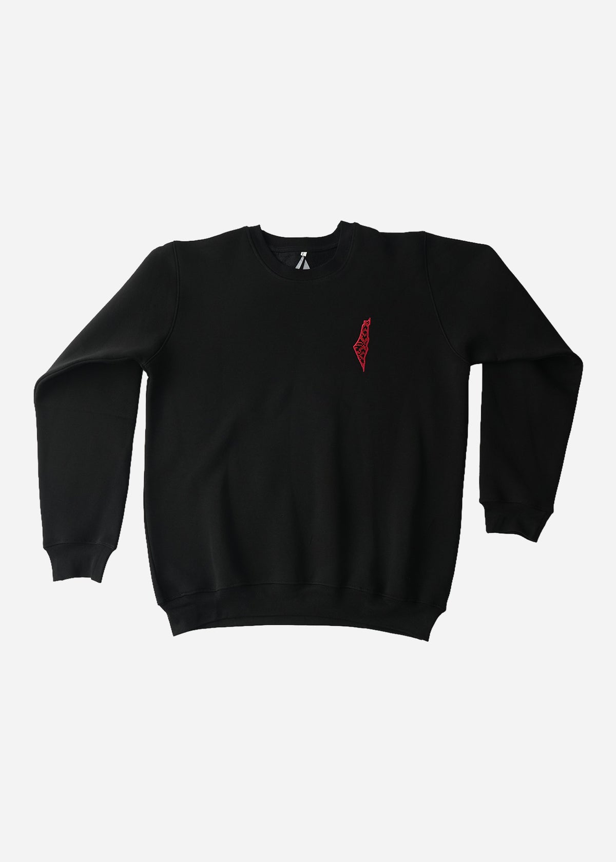 Palestine Map Tatreez Sweatshirt