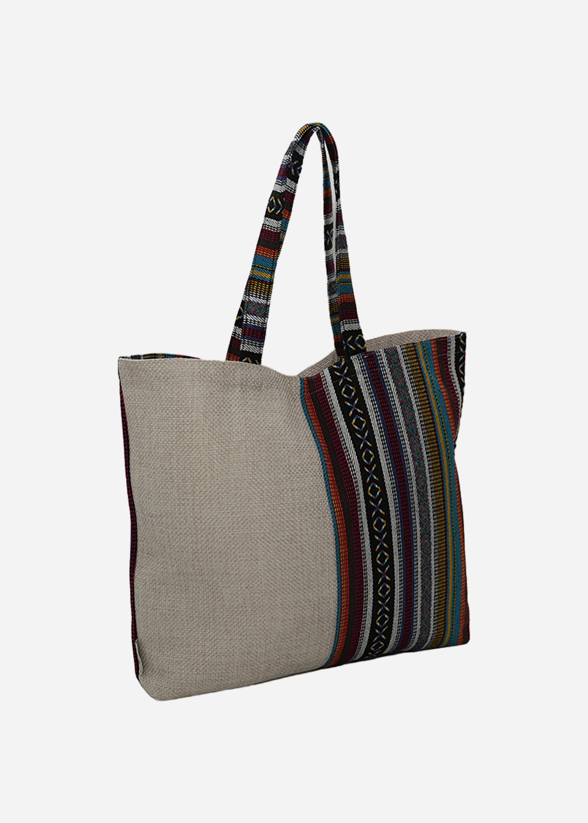 Sadu Basketweave Mix Tote Bag