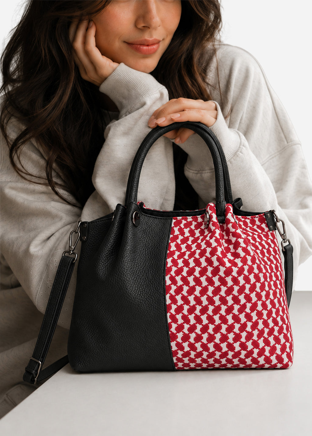 Mix Bucket Bag – Sadu, Tatreez & Keffiyeh