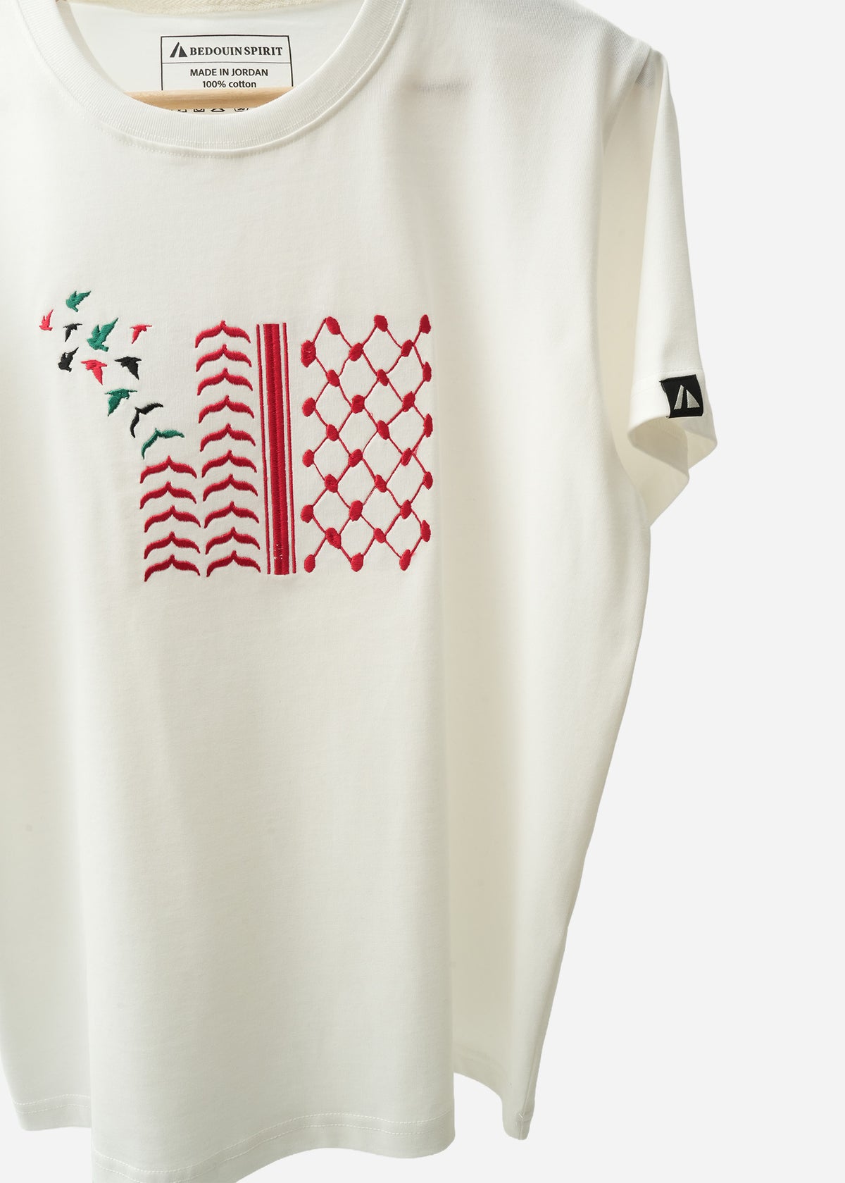 Shemagh Tatreez Cotton T-Shirt