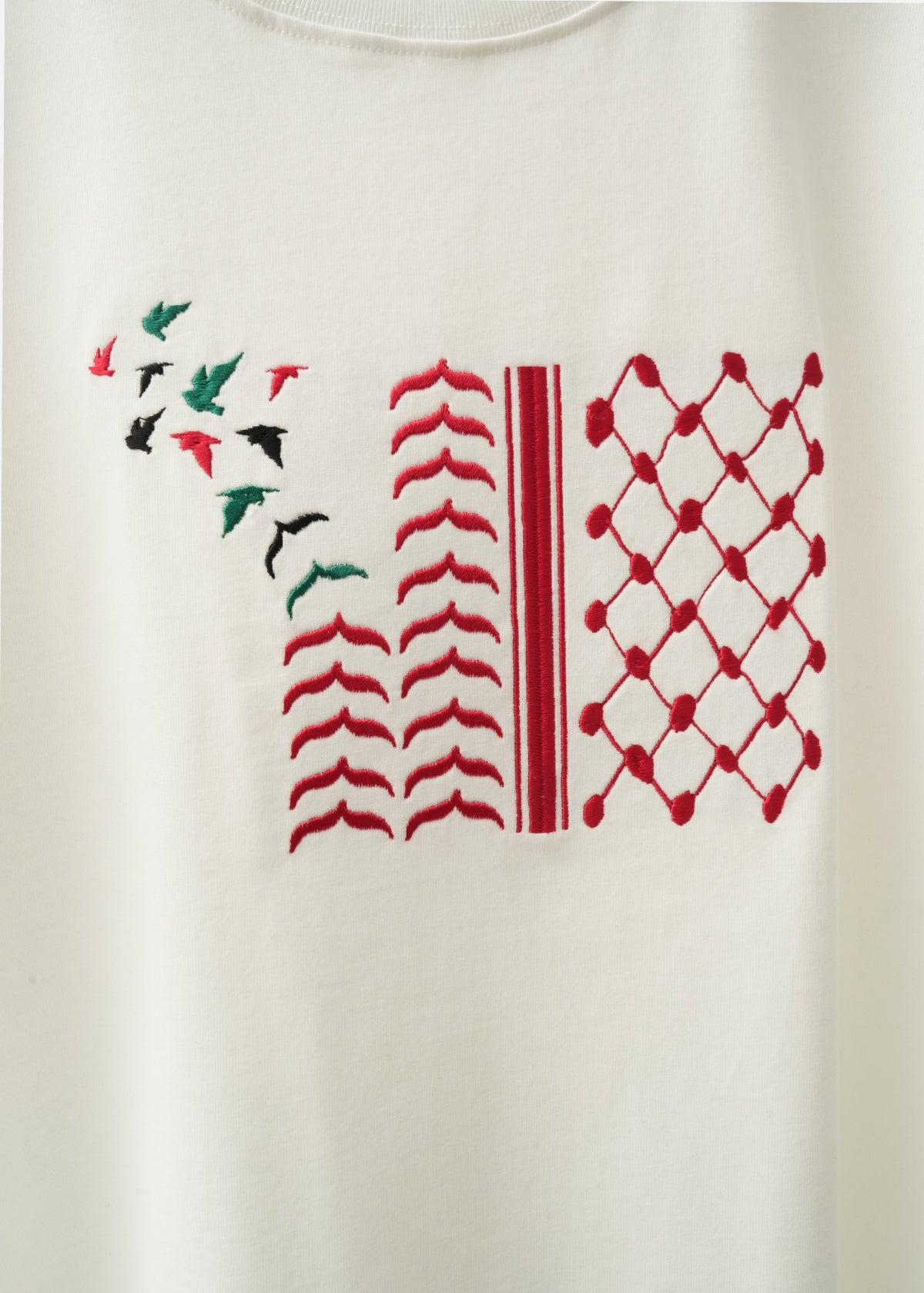 Shemagh Tatreez Cotton T-Shirt