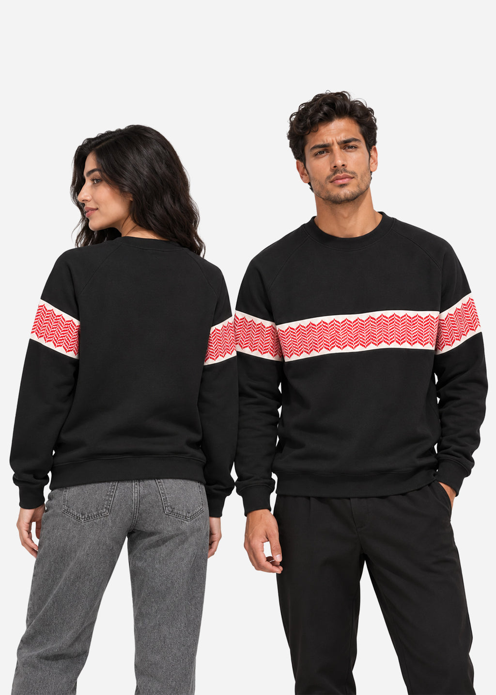 Shemagh Stripe Sweatshirt