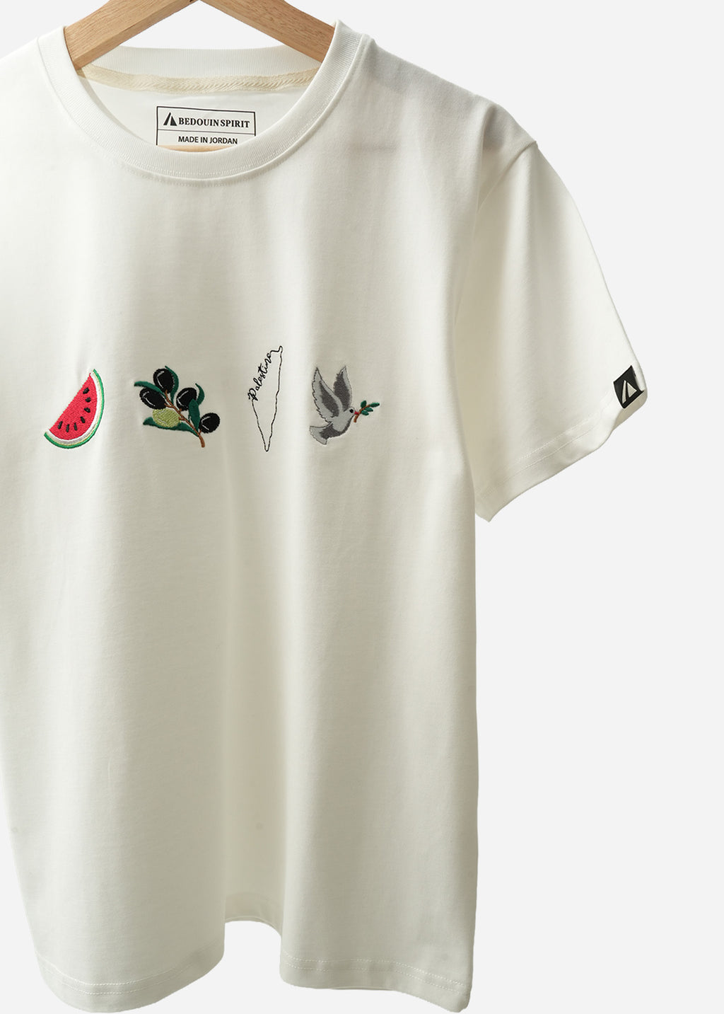Camiseta negra de sandía